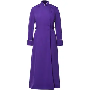 Men Women Anglican Cassock Clergy Pulpit Cassock Robe Altar Server Vestment