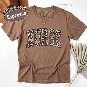 Comfort Colors Leopard Print Nurse Shirt, RN Life Tee, Retro Nurse Aesthetic Top, Cheetah Print Nurse Graphic T-Shirt, Nurse Appreciation Gift, Cute Nurse Outfit - Printfamily