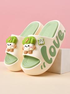 Women's Cartoon Animal Print Eva Non Slip Slippers, Lightweight Breathable Anti-Slip Indoor Outdoor Sandals, Casual Home Beach Shoes, Size 35-40