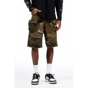 Savion Camo Denim Short