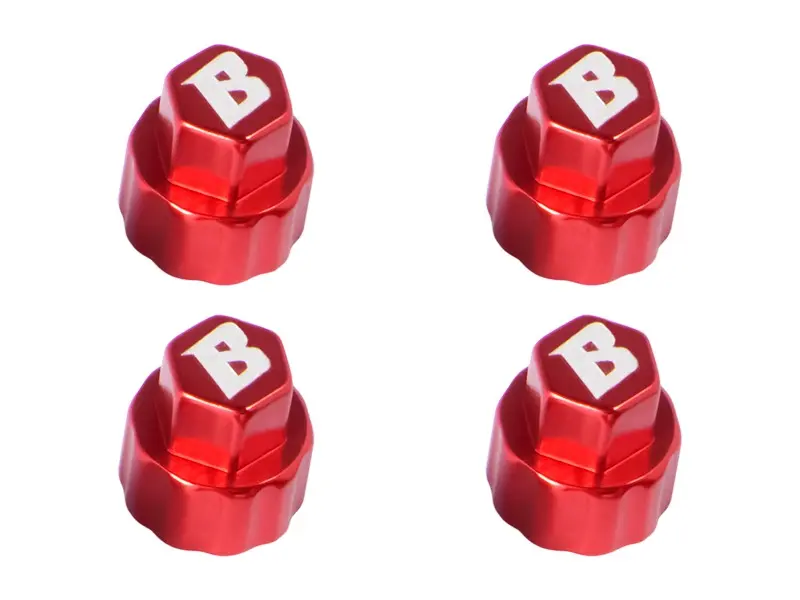 BATRAZZI M3 Aluminum Wheel Hub Covers (4pcs) - Φ8.5x8.3mm Enhanced Fit, 3mm Axle Shafts Compatible High-Performance Accessory for FCX18, FCX24 Electric RC Cars & Remote Control Toy Vehicles