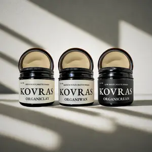 Styling Bundle by Kovras - High, Medium, & Low Hold, Matte Finish, 100% All-Natural 6-Ingredient Hair & Scalp Healthy Styling Clay for Men and Women.