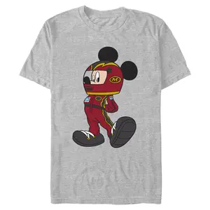 Mens Mickey & Friends Racecar Driver Mickey T Shirt