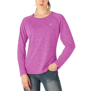 YSENTO Women's UPF 50+ Sun Protection Long Sleeve Shirts SPF Lightweight Hiking Running Fishing Outdoor Tops