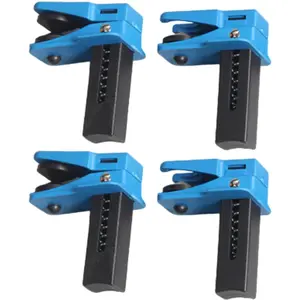 Fluid Lines Stopper Set - 4pcs Brake Plug, Leak-proof Clamp Tool for Brake Lines | Durables Stoppers, Caps, and Plugs for Transmission Coolers, Air Conditioning Systems, Automotive Sealing