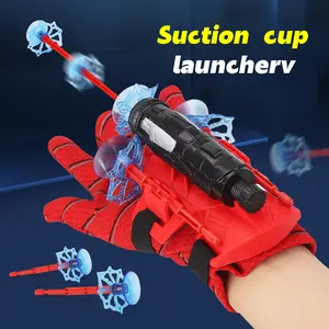 Spider Web Launcher Toy,1 Cobweb Shooter + 10 Suction Cups + Glove,Cosplay Launcher Action Figure Birthday Gifts for Kids,Interactive Shooting Game for Kids Teens Adults |   Perfect Gift for Birthday/Christmas/Halloween