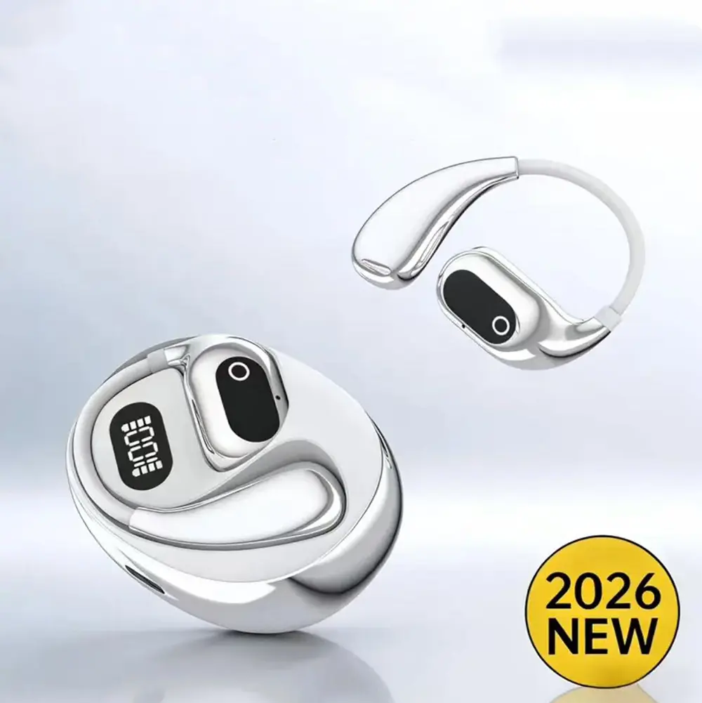 2026 New Permanent TWS Earbuds, Digital LED Power Display In-Ear Earphones, Ultra Long Battery Life, Built-In HD Microphone, Deep Bass Stereo Sound, Type-C Fast Charging Case, Multi-Purpose Earphones for Music, Gaming, Sports & Fitness All Scenarios
