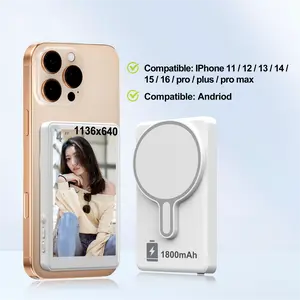 ZHAOCAILIN MagSafe Vlog Monitor – Rear Camera Screen for iPhone Selfies & Live Streaming