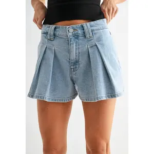 Pleated Bubble Short