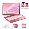 Typecase Backlit Wireless Tablet Keyboard Case (No Tablet Included) for iPad, 360° Rotatable Removable Stand, 74-Key Plastic Design, Multi-Touch Support, 11-Color RGB Backlight, Business Work Accessory Compatible with iPad A16/10th Gen, Air & Pro,TechVibe