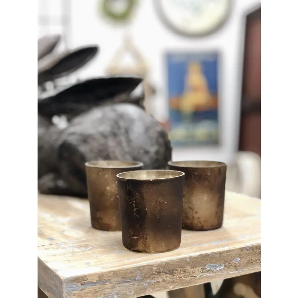 Brown Candle Votive, Small