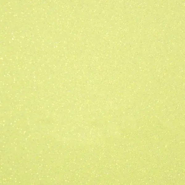 20" Siser Glitter Heat Transfer Vinyl, Neon Yellow - For DIY Crafts, Scrapbooking & Stamping Projects