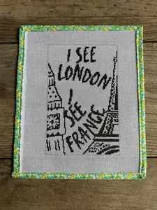 I See London I See France Needlepoint Canvas