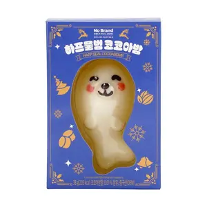 NO BRAND Korean Seal Hot Chocolate Bomb with Marshmallows - Rich Cocoa Drink Mix for Winter & Christmas, 38g