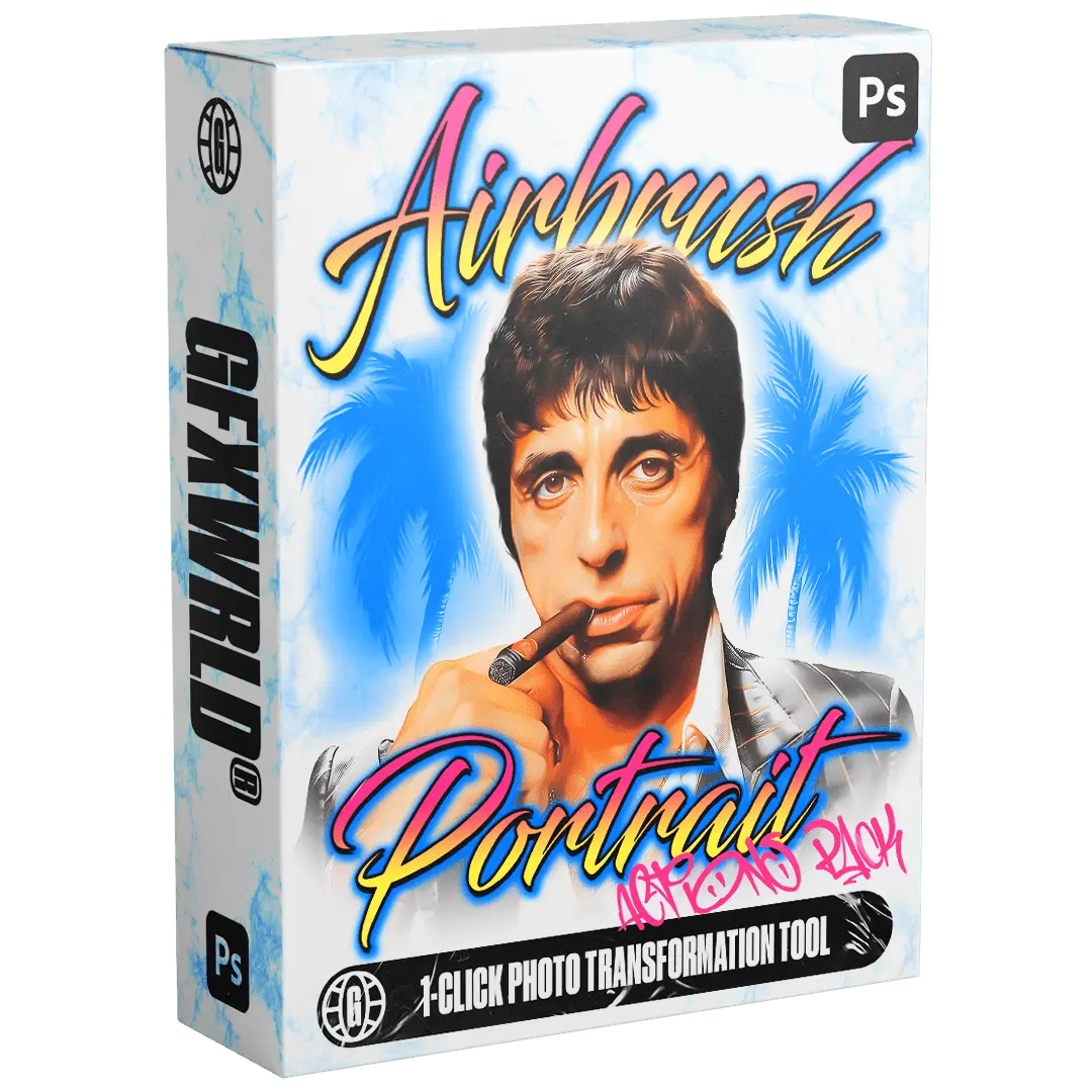 Airbrush Portrait Actions Pack (Vol. 1)