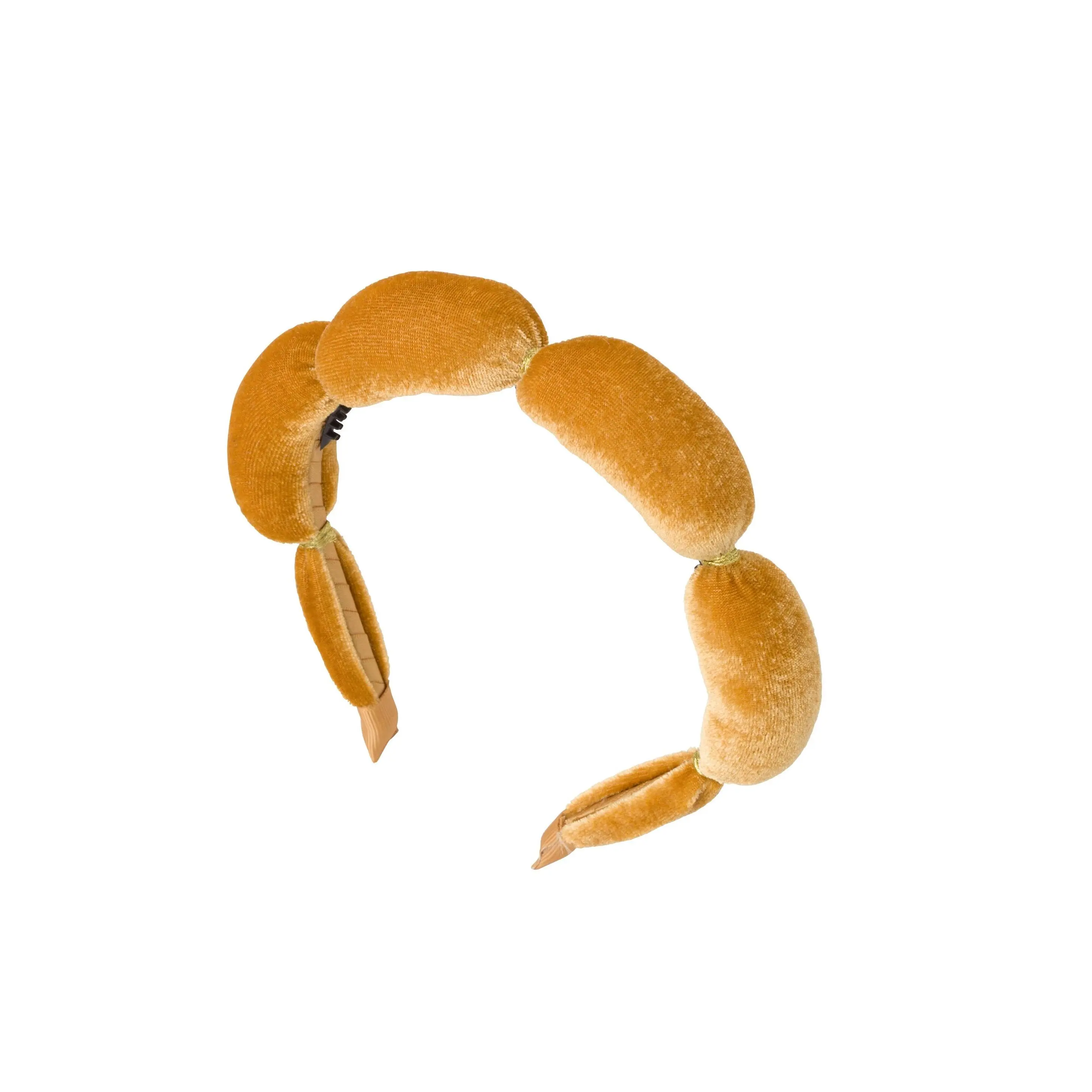 Jasmin Headband - Gold Velvet