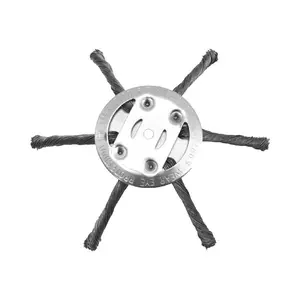 Steel wire weeding head garden tool lawn mower accessories small lithium battery steel wire weeding wheel lawn cutting blade sweeper