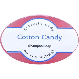 Cotton Candy Handmade Shampoo Soap
