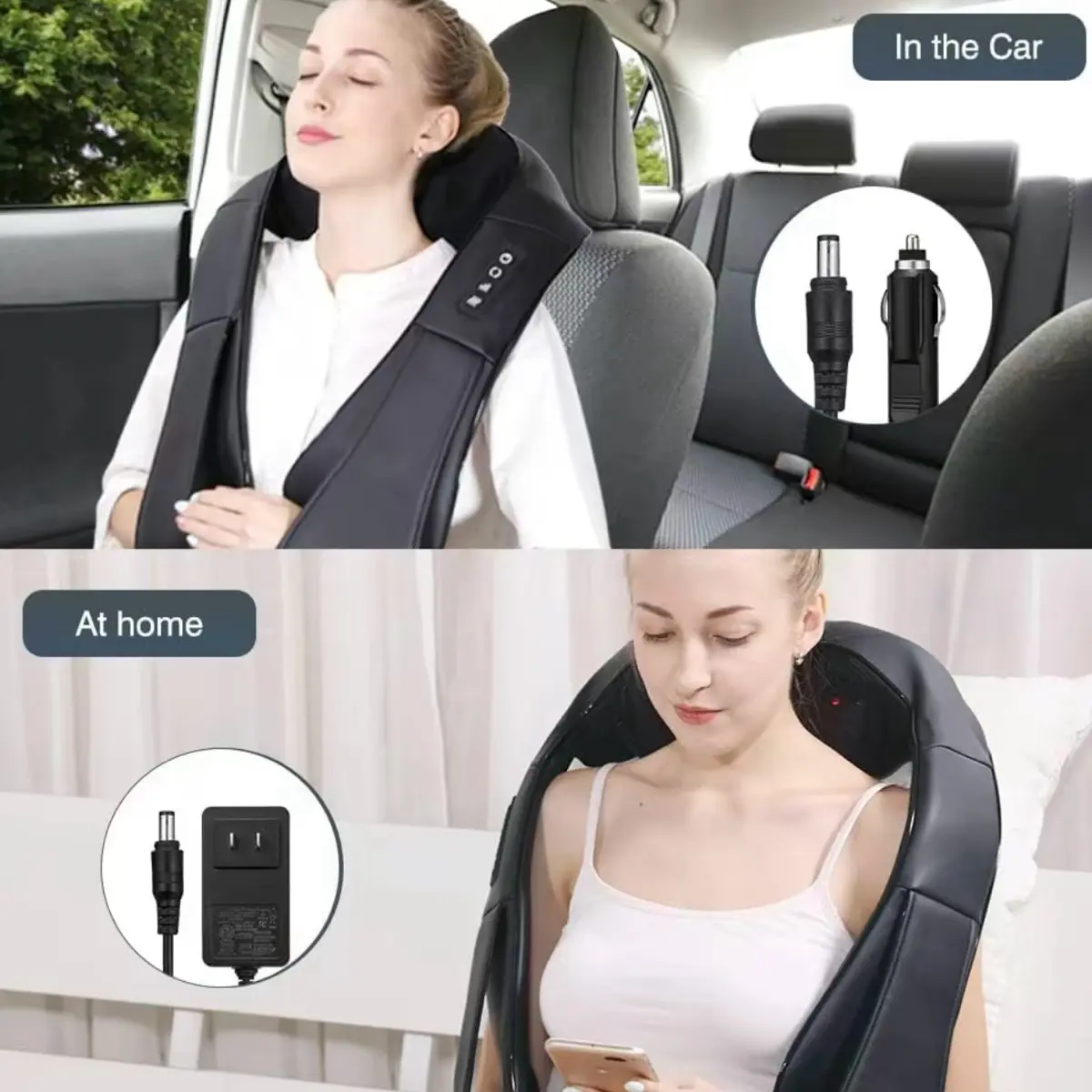 Neck and Back Massager - Relieves Neck and Back Tension, Promotes Relaxation, Ideal for Stress Relief & Comfort