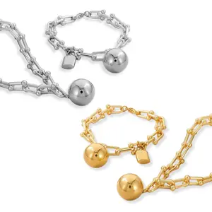Ball Lock Set | Gold or Silver | 2 Pieces 🔥 Our best-selling set