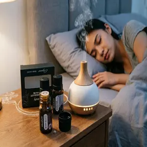 3 Piece Luxury Aromatherapy Essential Oils Set, Sleep Aid Stress Relief Fresh Air, Home Happiness Boosting, Relaxation & Wellness