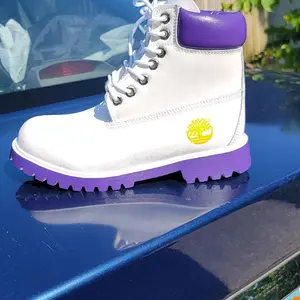 Purple Boots Waterproof Fashion casual Hightop