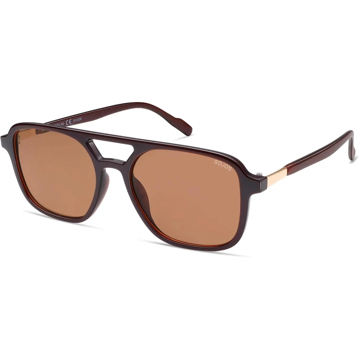 Dark Milky Brown Frame Brown Lens