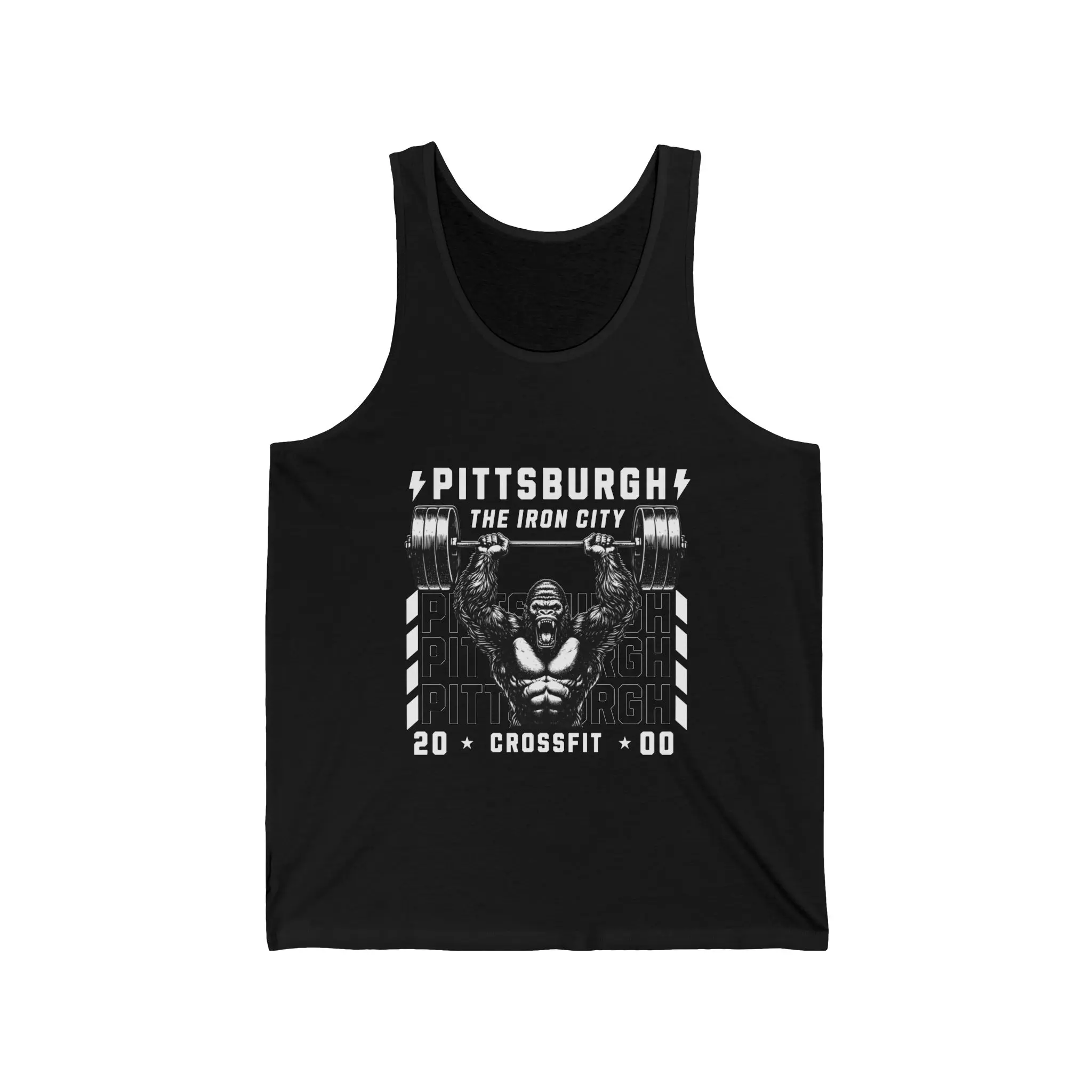 Pittsburgh Pennsylvania Crossfit: Unisex Jersey Tank