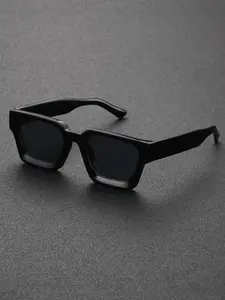 Unisex Street Trend Square Frame Sunglasses, Trendy Casual Sunglasses for Everyday Use, Fashion Accessories for Outdoor Activities, High Quality Sunglasses