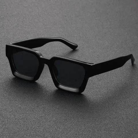 Unisex Street Trend Square Frame Sunglasses, Trendy Casual Sunglasses for Everyday Use, Fashion Accessories for Outdoor Activities, High Quality Sunglasses, Street Style Sunglasses, Trendy Streetwear Sunglasses, Fashionable Sunglasses