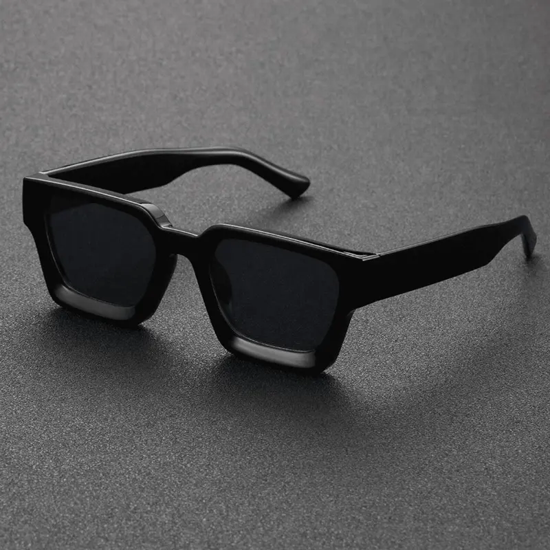 Unisex Street Trend Square Frame Sunglasses, Trendy Casual Sunglasses for Everyday Use, Fashion Accessories for Outdoor Activities, High Quality Sunglasses, Street Style Sunglasses, Trendy Streetwear Sunglasses, Fashionable Sunglasses