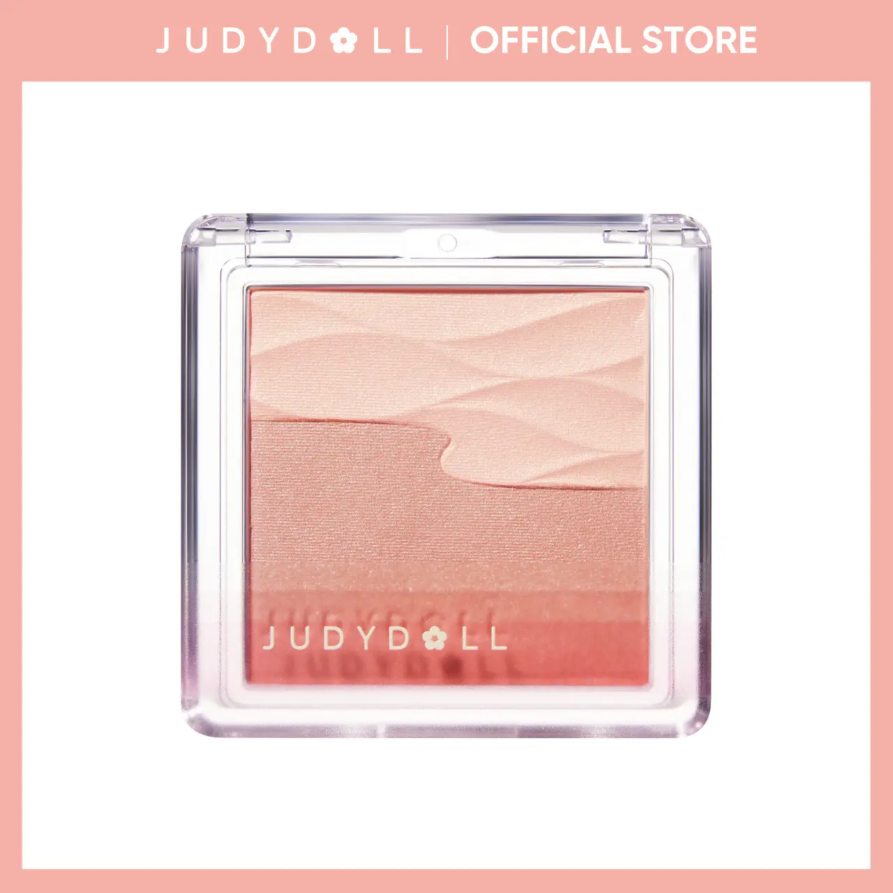 JUDYDOLL Satin Glow Blush, Sweet, Natural, Brightening Skin Tone, Highlight, Smooth, Soft Color, Light Pink Blush For Girls, Cute And Lightweight, Convenient To Carry, Long-Lasting All-Day, Face Enhancing, Summerwins