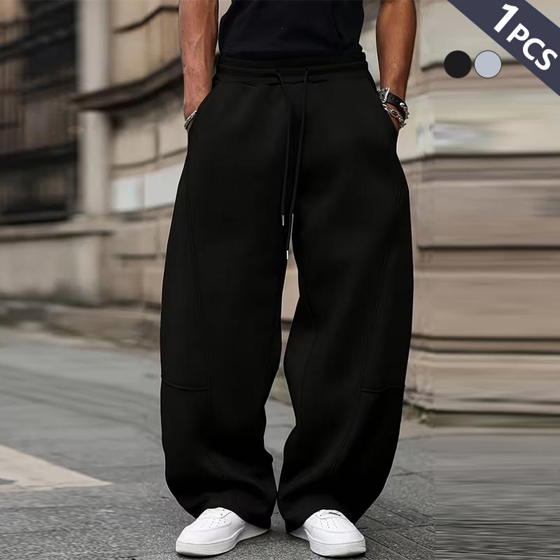 Clean Gent Men's Loose Casual Sports Pants, Stylish Streetwear Joggers with a Variety of Designs, Suitable for Matching with Urban Clothing, Versatile for All Seasons, Everyday Casual Wear, Comfortable and Relaxed Fit with Drawstring Elastic Waist Sweatpa
