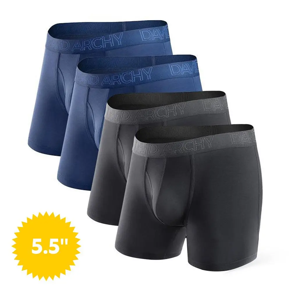 Dark Blue/Black-5.5'' in 4 Pack