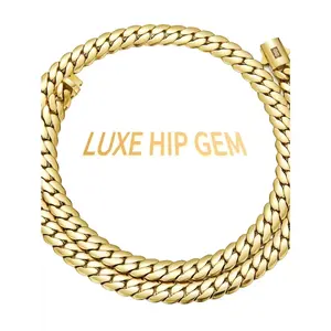 Luxe Hip Gem Cuban Chain Waterproof Fade Resistant Hypoallergenic for  Premium Durable Sharp,Best valentines gifts