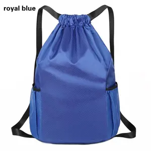Waterproof Drawstring Bag, Unisex Large Sports Backpack, Oxford Fabric Gym Bag, Ideal for School Travel Swimming Hiking