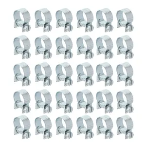 Fuel Injection Hose Clamp / Auto Fuel Clamps 30 Pack 3/8 Inch 14mm-16mm