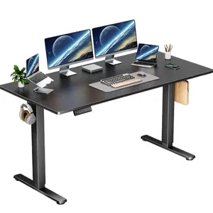 Electric Height Adjustable Standing Desk, 40x24 Inches, Ergonomic Sit-to-Stand Computer Table for Home Office