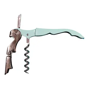 Custom Laser-Engraved Waiter’s Corkscrew Wine Key with Double-Hinged Action & Foil Cutter, Personalized for Weddings & Events