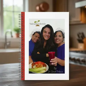 Dr. Valencia Diet Book (English & Spanish), Softcover – Valencia Lifestyle Meal Planner, Healthy Eating & Balanced Living Guide – Simple & Effective Plan for Everyday Wellness