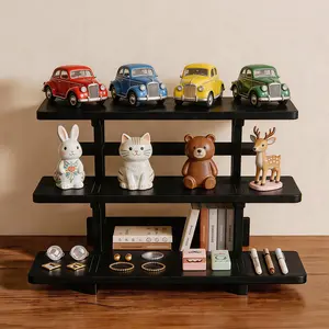 Custom Multi-Layer Desktop Organizer Shelf, Party Drink Snack Display Rack, Product Showcase Stand, Storage Solution for Events