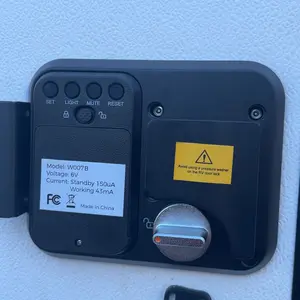 RV Keyless Entry Door Lock - Anti-Theft Keypad Latch Handle for Travel Trailers & Campers - Includes 1 Lock, 2 Remotes & Install Kit (Fits Most Models)