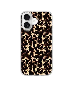 Blonde Tortoise Clear Case | Leopard Chic Phone Case | Trendy Classic Tortoise Print | Vintage Marble Shell Phone Cover for iPhone 16 Pro Max, Samsung, Pixel | Retro Pattern, Luxury  Stylish Protector Case