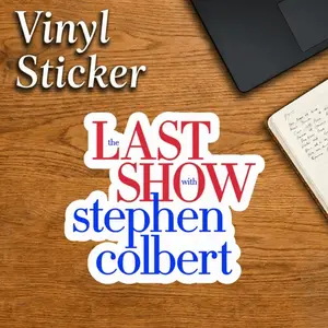 The Last Show with Stephen Colbert 2026 Sticker, Late Night Comedy, Last Show Stickers