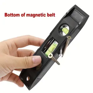 6 Magnetic Multi-angle Level - Versatile & Accurate Measuring Tool - Compact, Heavy Duty, Rugged & Easy-to-read Design for Seamless Home Appliance Installation and DIY Projects