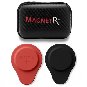 Biomagnetic Therapy Magnet Set — Neodymium & Silicone (2 Medium Magnets)
