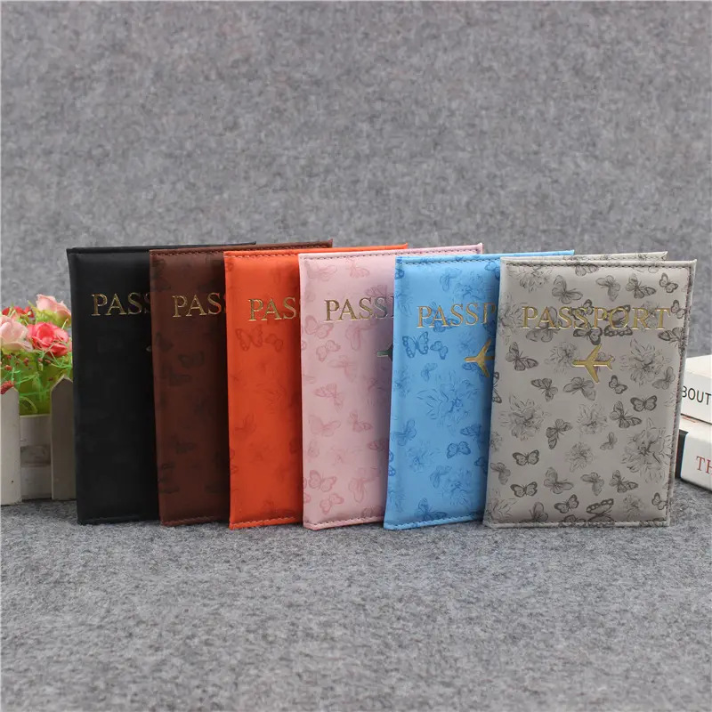 RFID Anti-Theft Passport Holder - Cute Aesthetic Coquette Leather Passport Protector, High-Capacity Travel Wallet, Travel Must-Haves for Camping & Hiking Trips, Passport Sleeve, Rfid Theft Proof
