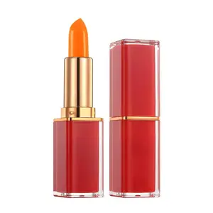 1 Pack Red Color-Changing Tube Lip Gloss - Long-Lasting, Non-Stick Cup, Lightweight, Smooth Lip Makeup Cosmetic Lipstick