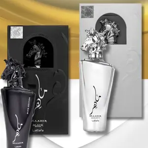 Lattafa Maahir Legacy & Maahir Black Edition 3.4oz / 100ml Duo (2 - Pack)