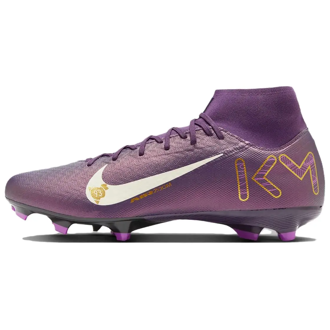 Nike Mercurial Superfly 10 Academy FG MG Kylian Mbapp Grand Purple Stylish Comfortable Durable Non-slip Soccer Cleats HJ7309-500